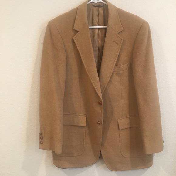 Tan vintage Stein Bloch size 42 regular jacket fully lined